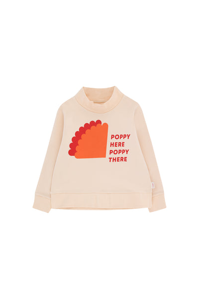 Tinycottons Cream Poppy Sign Sweatshirt