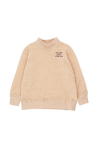 Tinycottons Sand You are Lucky Sherpa Sweatshirt