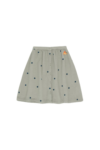 Tinycottons Dots Luckyphant Midi Skirt