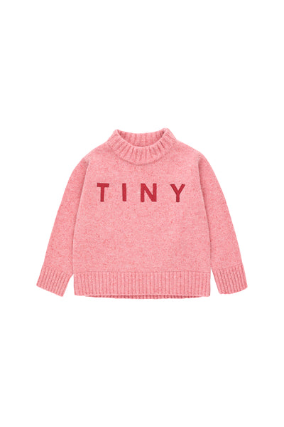 Tinycottons Pink Tiny Mock Sweater