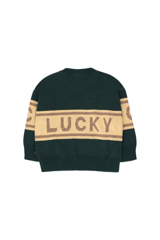 Tinycottons Green Lucky Sweater