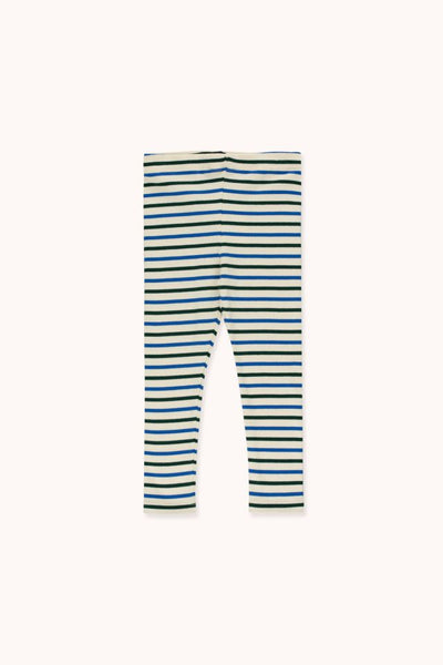 Tinycottons Blue & Dark Green Stripes Pant