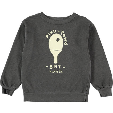 Bonmot Dark Grey Ping Pong Sweatshirt