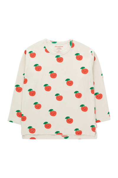 Tinycottons Deep Red Apples  Tee