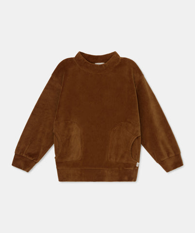 My Little Cozmo Caramel Velour Axel Sweatshirt