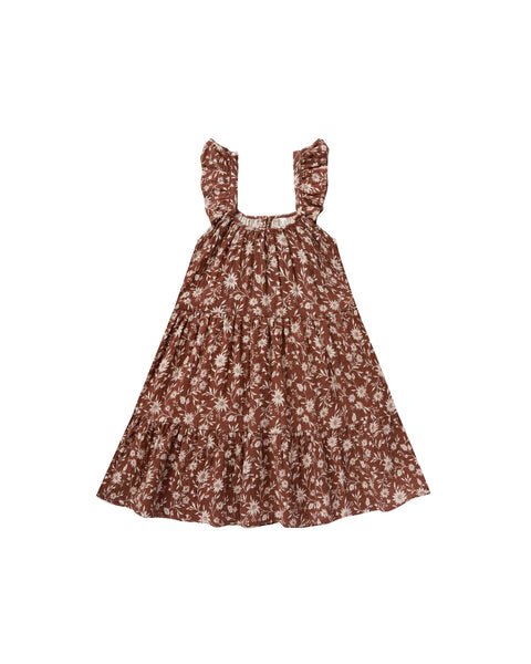 Rylee & Cru Redwood Wild Floral Abbie Tiered Maxi Dress