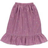 Bebe Organic Purple Flowers Adele Skirt