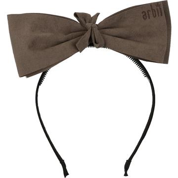 Arbii Grey Suede Demii Bow Headband