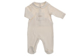 Naturapura Organic Cotton Longsleeve Babygrow Creme