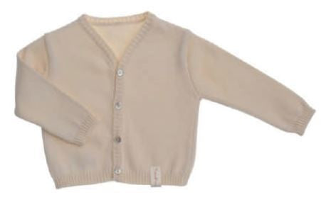 Naturapura Basic V-Neck Sweater Creme