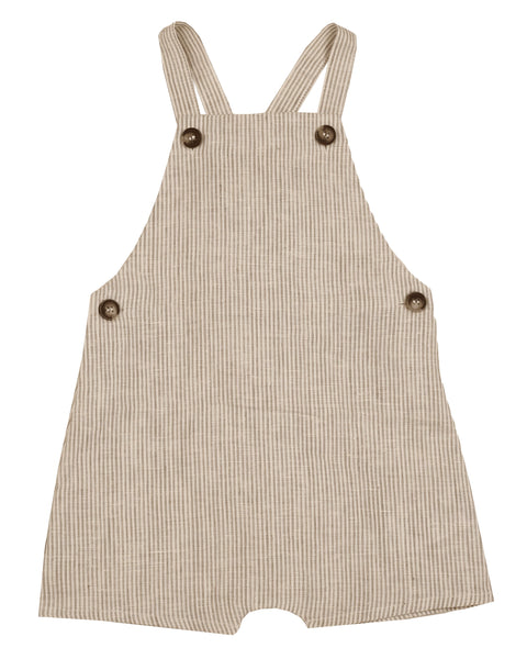 Belati Oatmeal Stripes Overall