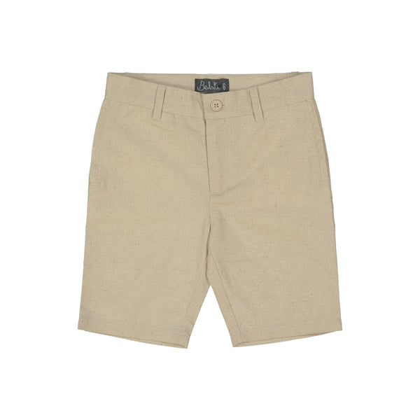 Belati Oatmeal Classic Bermuda Shorts