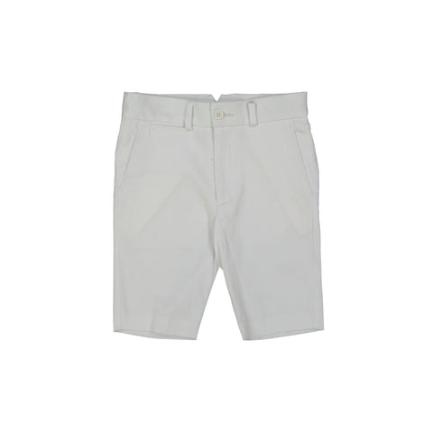 Belati White Classic Bermuda Shorts