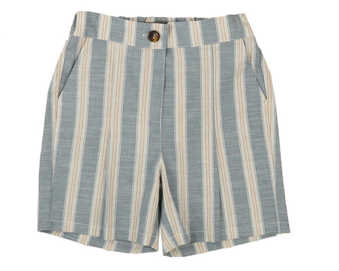 Belati Marina Linen Stripe Shorts