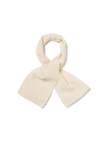 Belle Enfant Ecru Rib Scarf