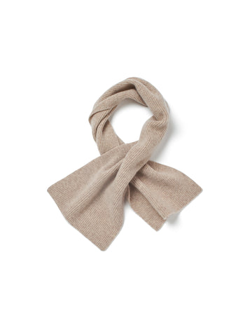 Belle Enfant Oatmeal Marl Rib Scarf