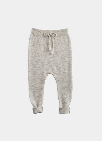 Belle Enfant Silver Grey Marl Footless Leggings