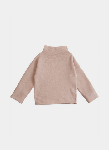 Belle Enfant Rose Funnel Sweater