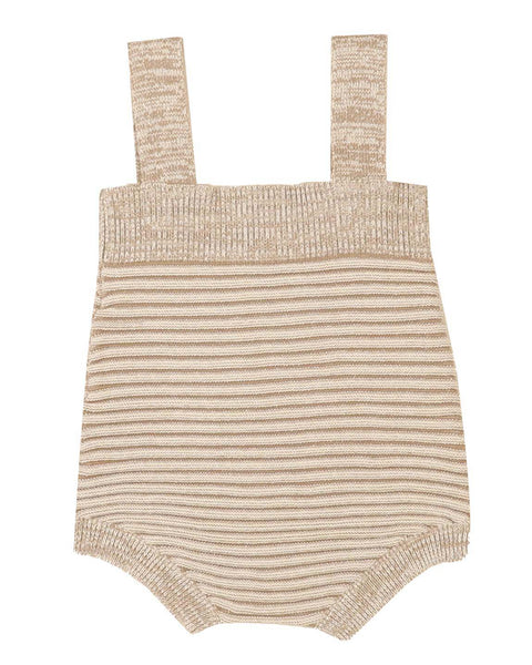 Belati Almond Horizontal Rib Romper