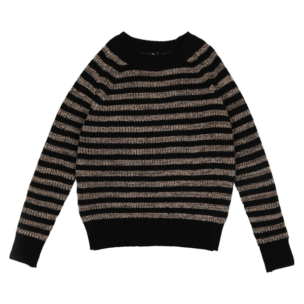 Belati Black Stripe Sweater