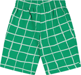 Beau Loves Kelly Green Grid Shorts