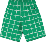 Beau Loves Kelly Green Grid Shorts