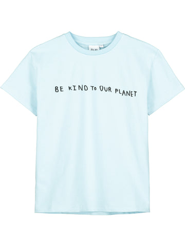 Beau Loves Sky Blue Be Kind To Our Planet T-shirt