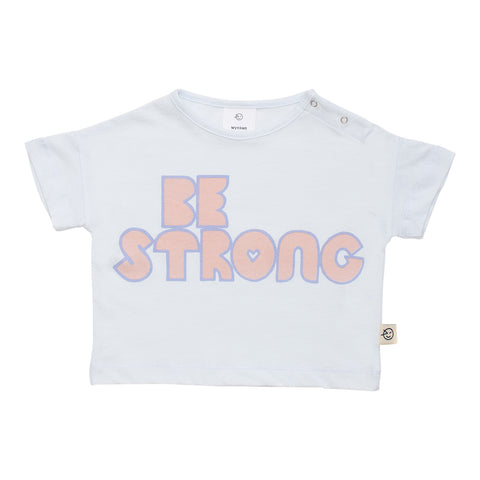 Wynken Ice Blue Be Strong Baby Tee