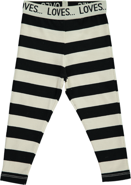 Beau Loves Black Stripes Slim Pants