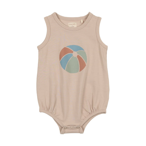 Lil Legs Beachball Summer Print Romper