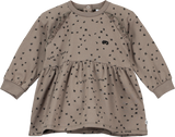 Beau Loves Washed Brown Wish Upon A Star Frill Baby Dress