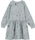 Beau Loves Washed Grey Galaxy Relaxed Fit Dress