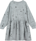 Beau Loves Washed Grey Galaxy Relaxed Fit Dress
