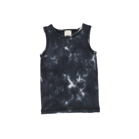 Lil Legs Black Watercolor Tank