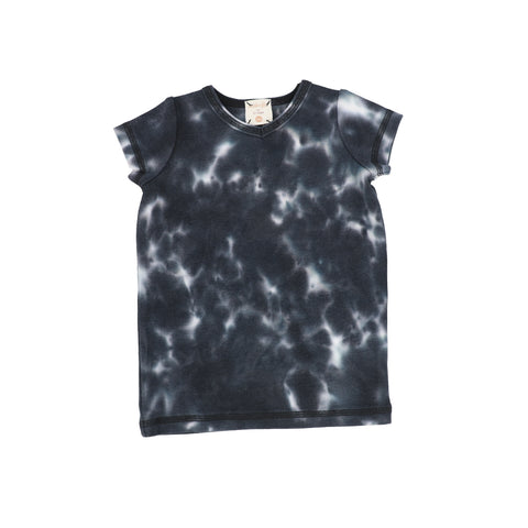 Lil Legs Black Watercolor Short Sleeve T-Shirt