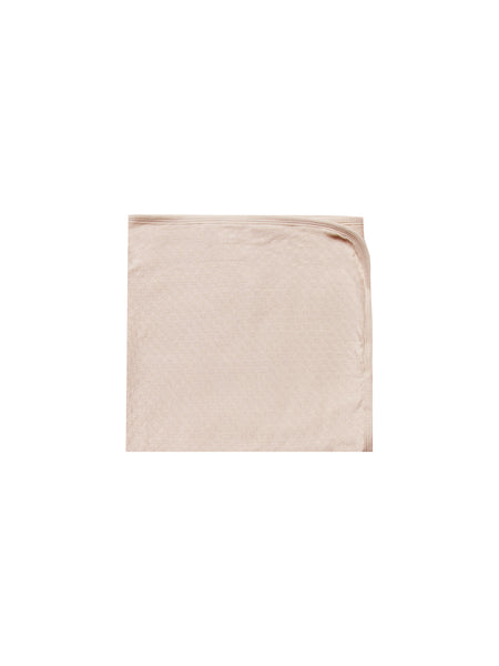 Quincy Mae Rose Pointelle Baby Blanket