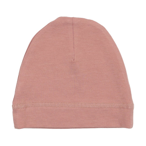 Lilette Berry Pink Brushed Cotton Beanie
