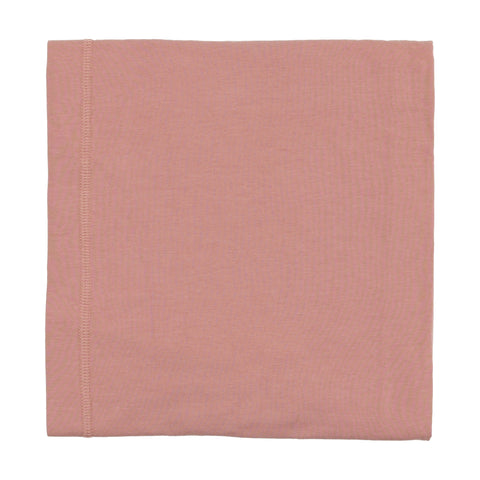 Lilette Berry Pink Brushed Cotton Blanket