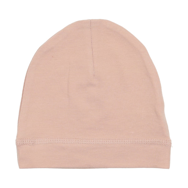 Lilette Pale Pink Brushed Cotton Beanie