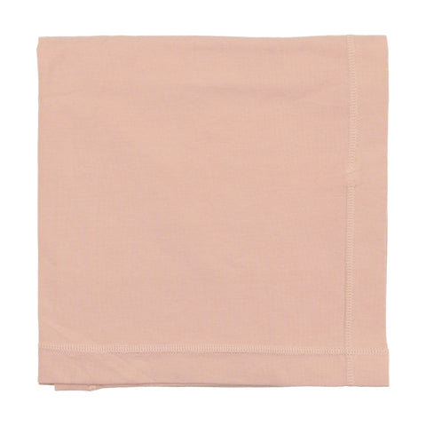 Lilette Pale Pink Brushed Cotton Blanket