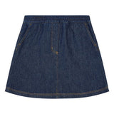 Hundred Pieces Denim Mini Skirt