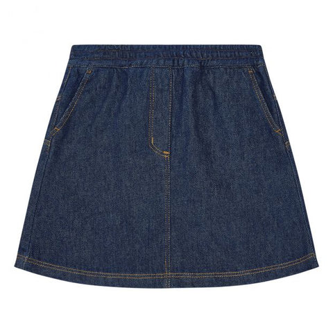 Hundred Pieces Denim Mini Skirt