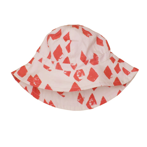 Noe & Zoe Coral Flamingo Diamond Sun Hat