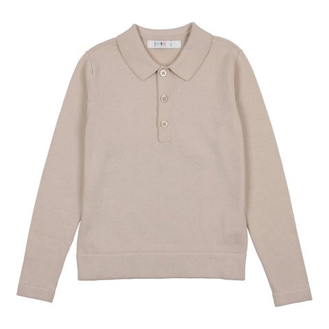 Coco Blanc Cream Knit Polo