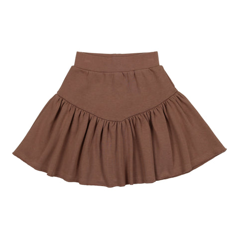 Coco Blanc Mocha Sweatshirt Skirt