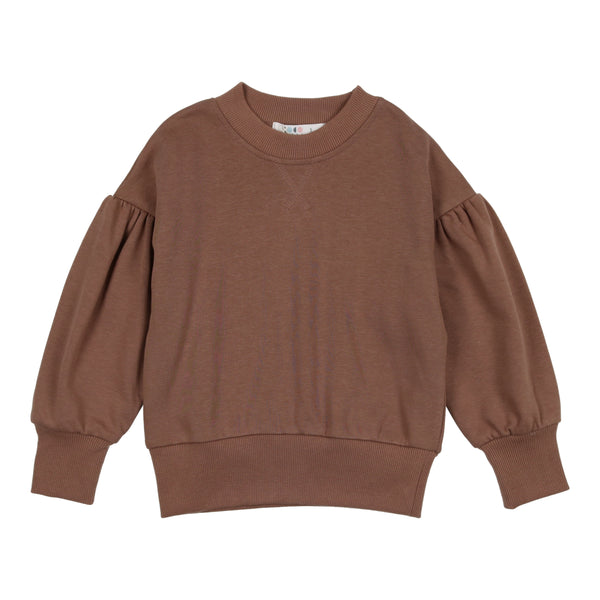 Coco Blanc Mocha Girl Sweatshirt Top