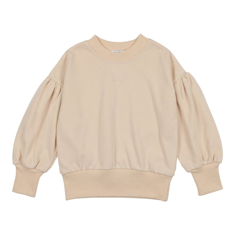 Coco Blanc Sand Girl Sweatshirt Top