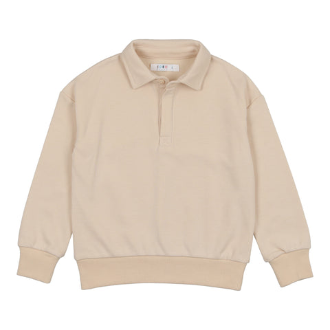 Coco Blanc Sand Boys Sweatshirt Polo