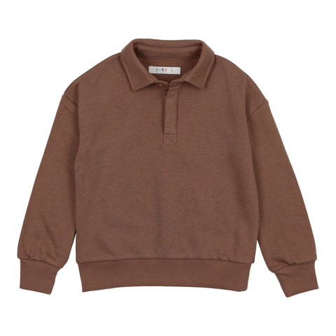 Coco Blanc Mocha Boys Sweatshirt Polo