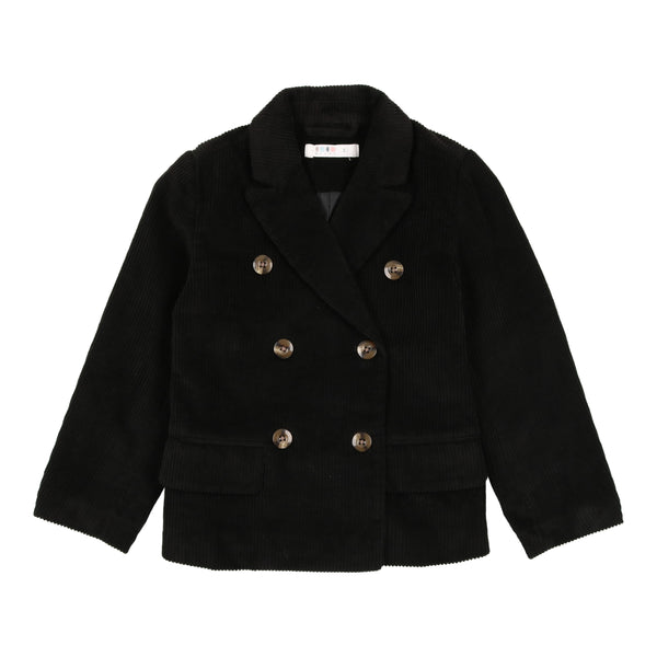 Coco Blanc Black Corduroy Blazer